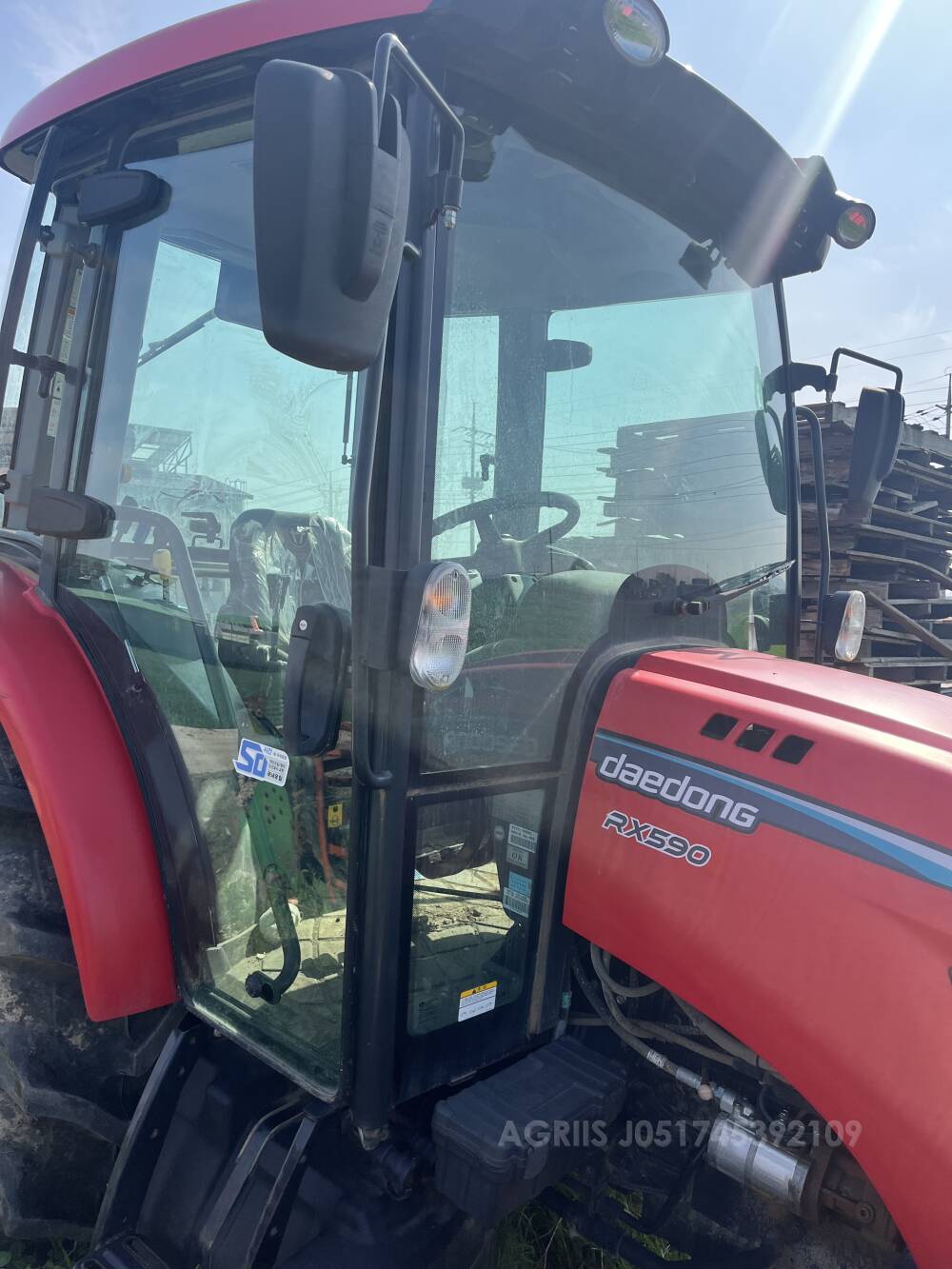 Daedong Tractor RX590 (59hp) 뒤우측면