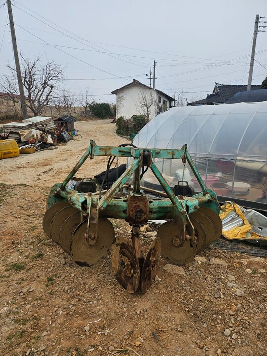 대원쟁기 쟁기 대원원판 앞좌측면