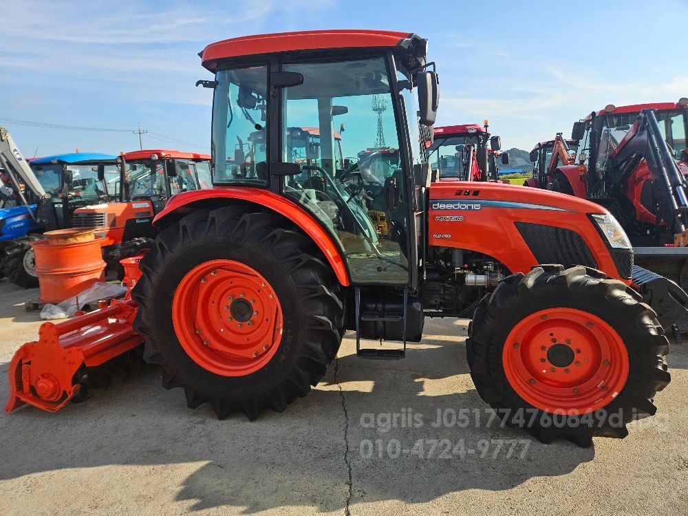 Daedong Tractor RX730PSC (73hp) 뒤우측면