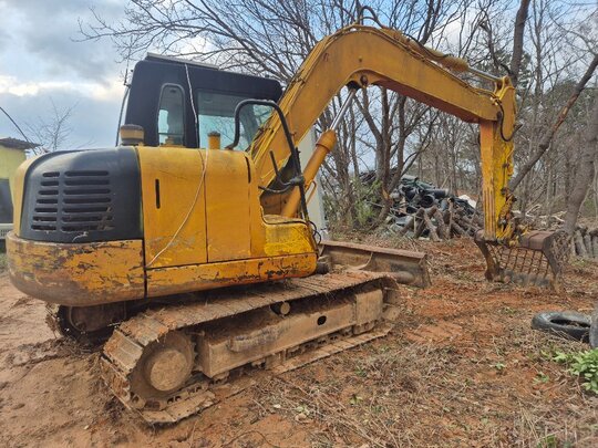 현대04포크레인 굴삭기 (8톤) 앞좌측면