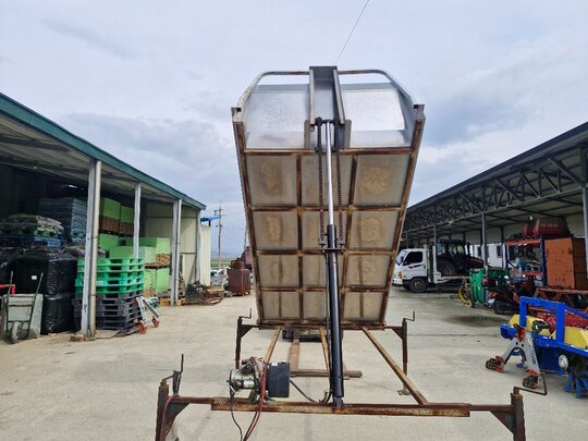  1톤 트럭용 탈부착 덤프 적재함 (스텐 재질  트럭용 덤프 앞좌측면