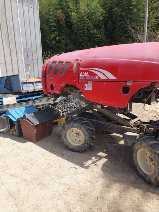 아세아 SS기 농약살포기 ASS-1016TLD 앞좌측면