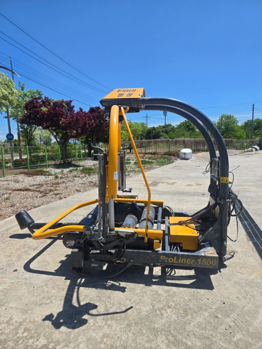 명성 랩핑기 Proliner1500 뒤우측면