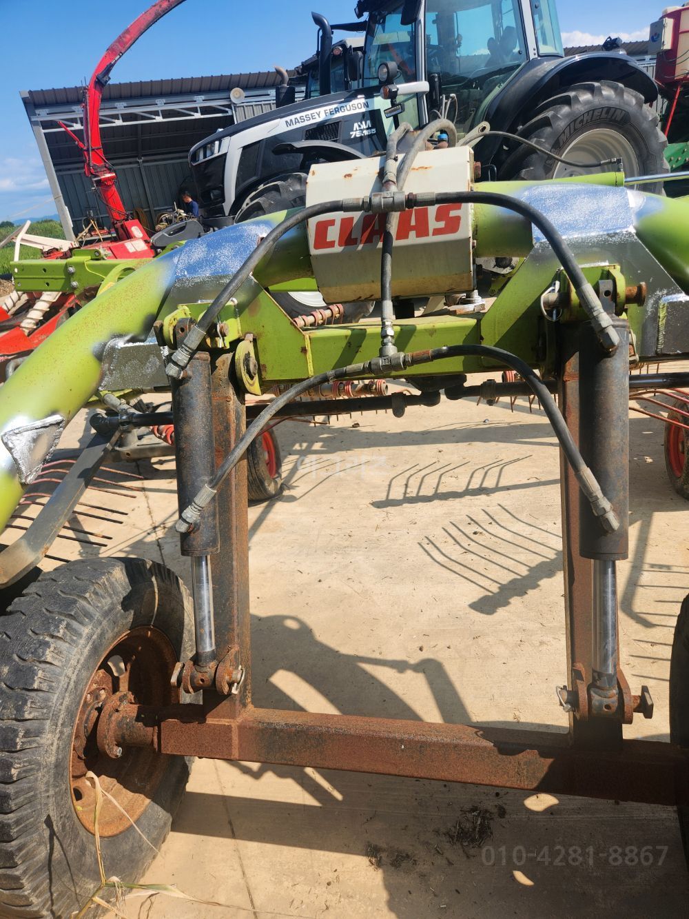 글라스 예초기 claas 뒤우측면