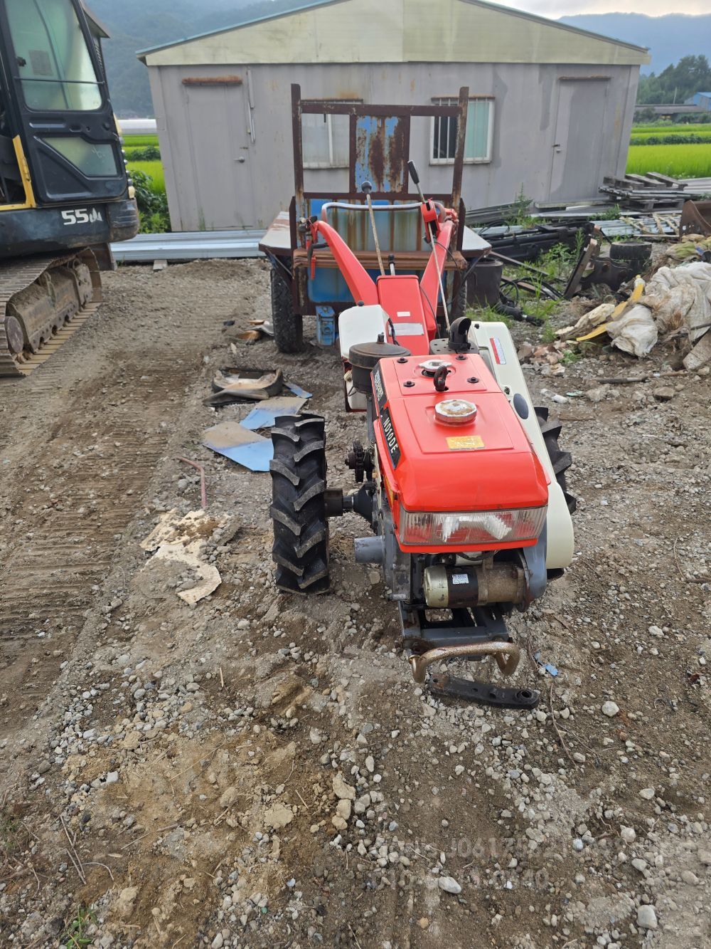 Daedong Power Tiller ND10DE (10hp) 뒤우측면