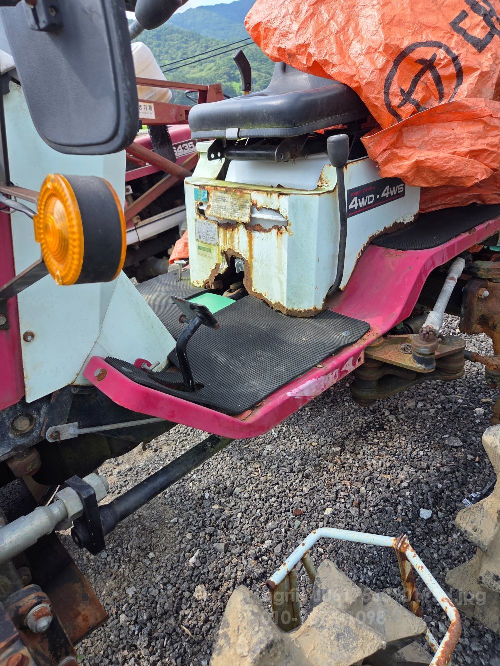 아세아 관리기 CFM-1200 (20마력) 뒤우측면