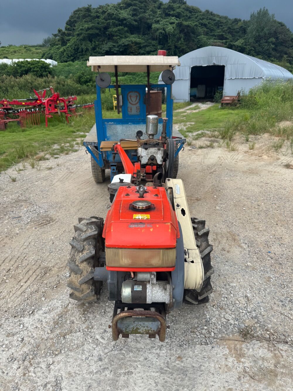 Daedong Power Tiller DT100 (10hp) 뒤우측면