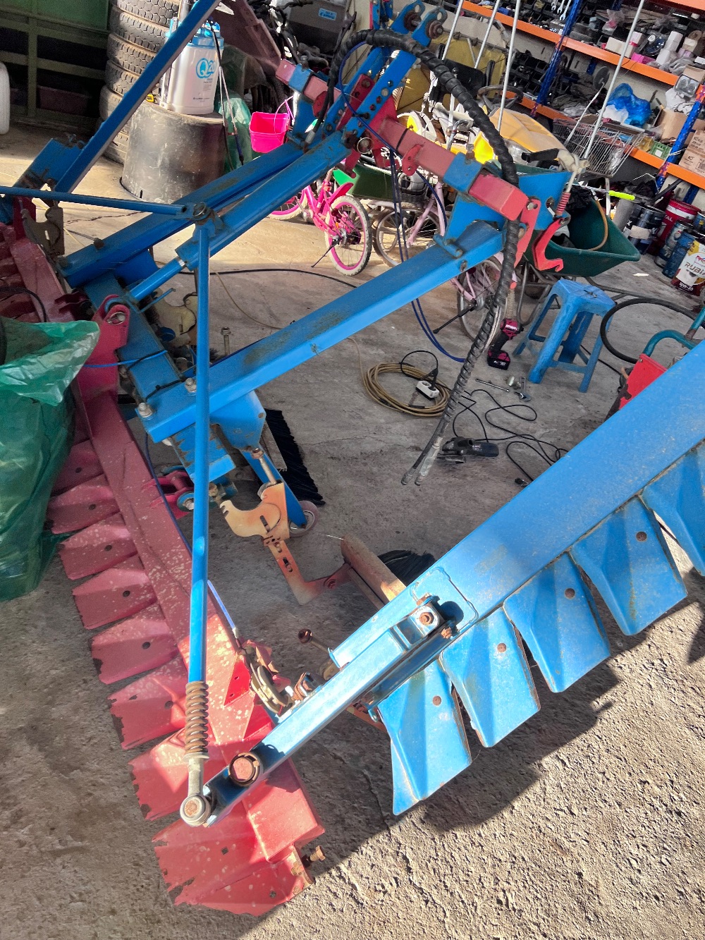  무논정지기 Harrow 5600 써레 비산방지기  뒤우측면