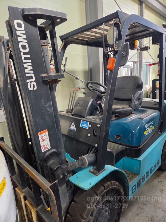 스미토모 지게차 FD20 무넘버 앞좌측면