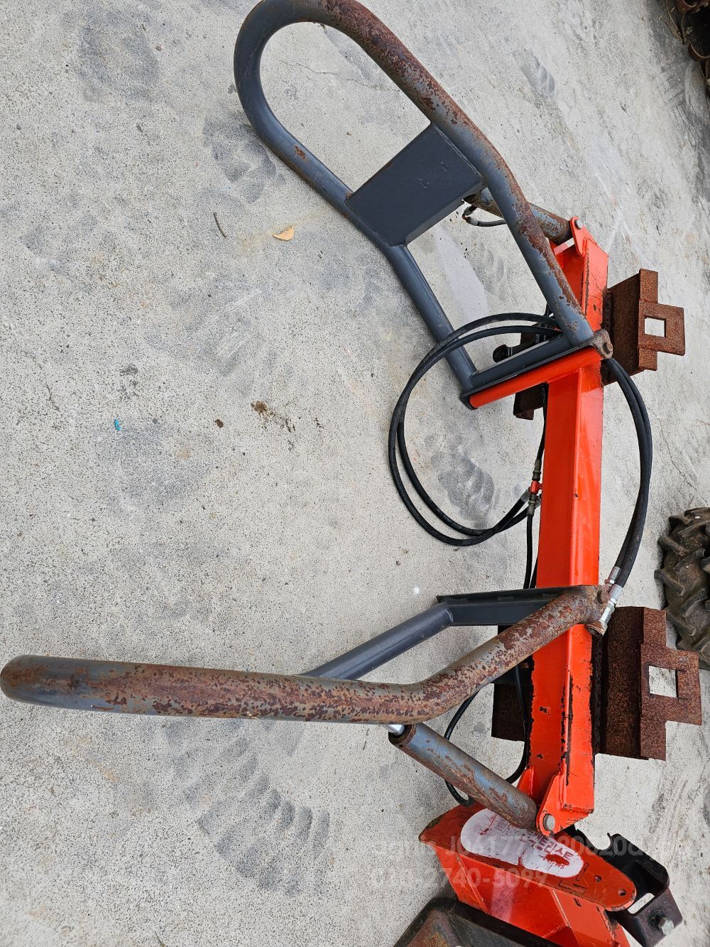  트랙터 소형Bale Gripper 트랙터 소형집게  뒤우측면