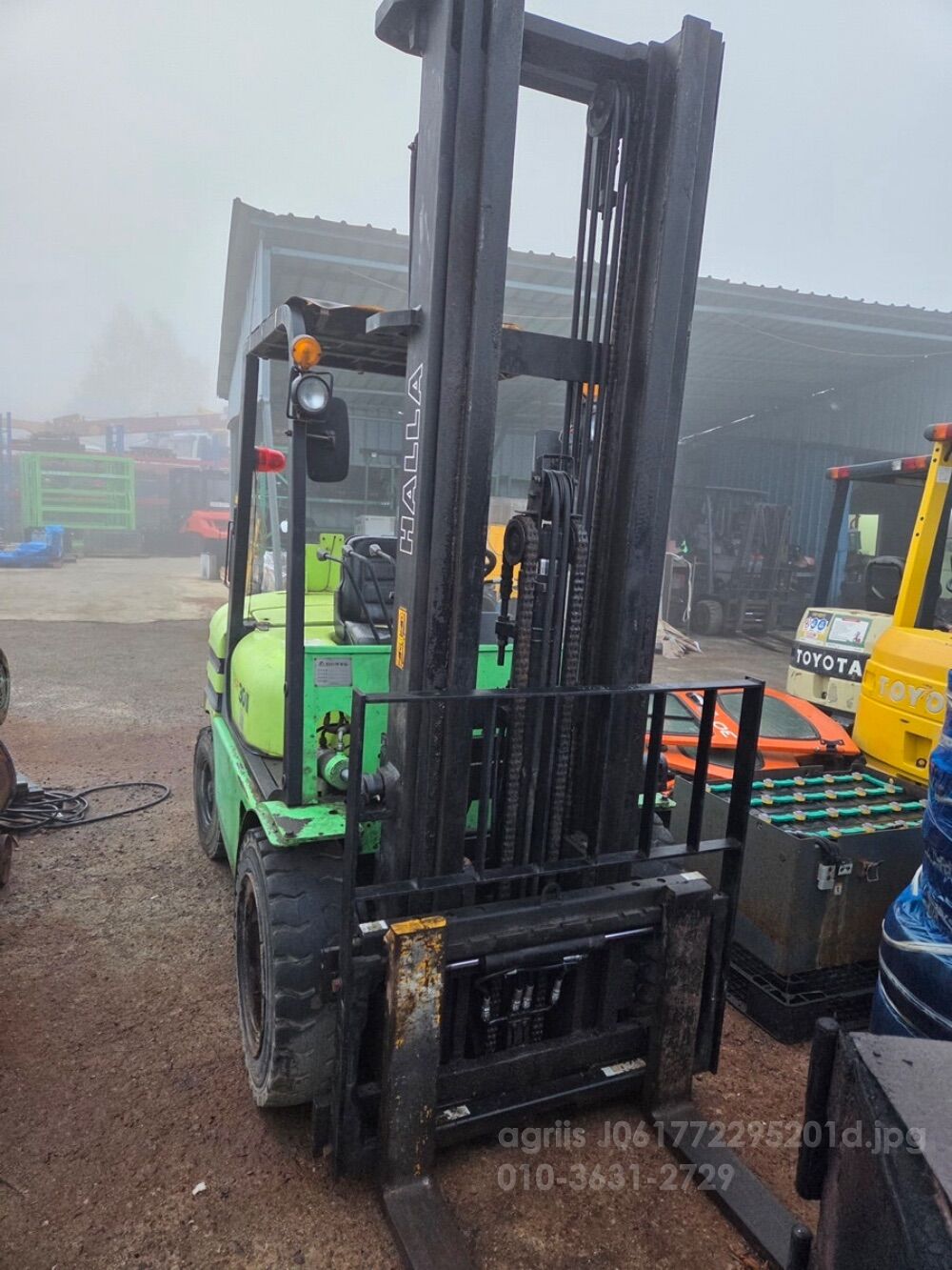  Forklift HDF30 무넘버  뒤우측면