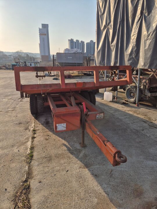  콤바인 추레라 추레라  앞좌측면