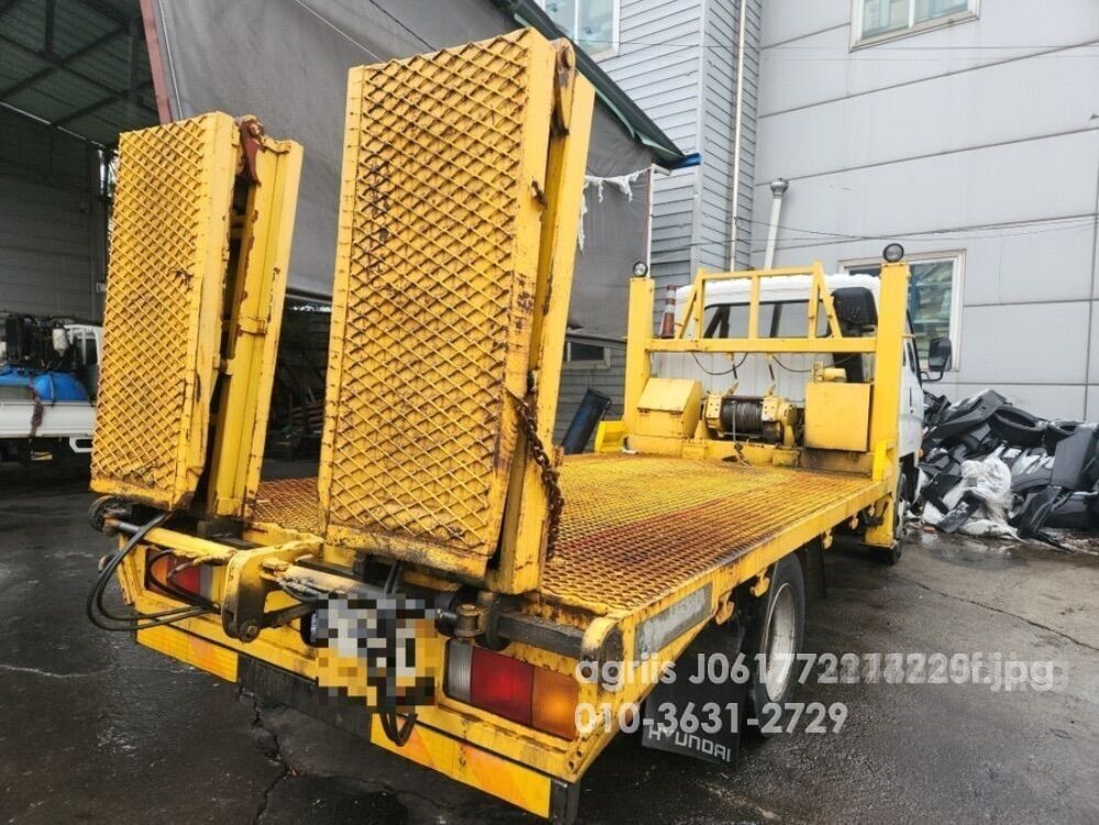 현대 츄레라 추레라 마이티 트럭 뒤우측면