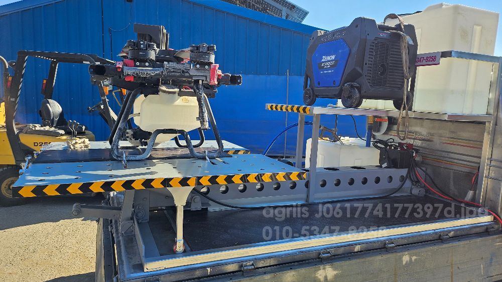  드론착륙장 A100  뒤우측면