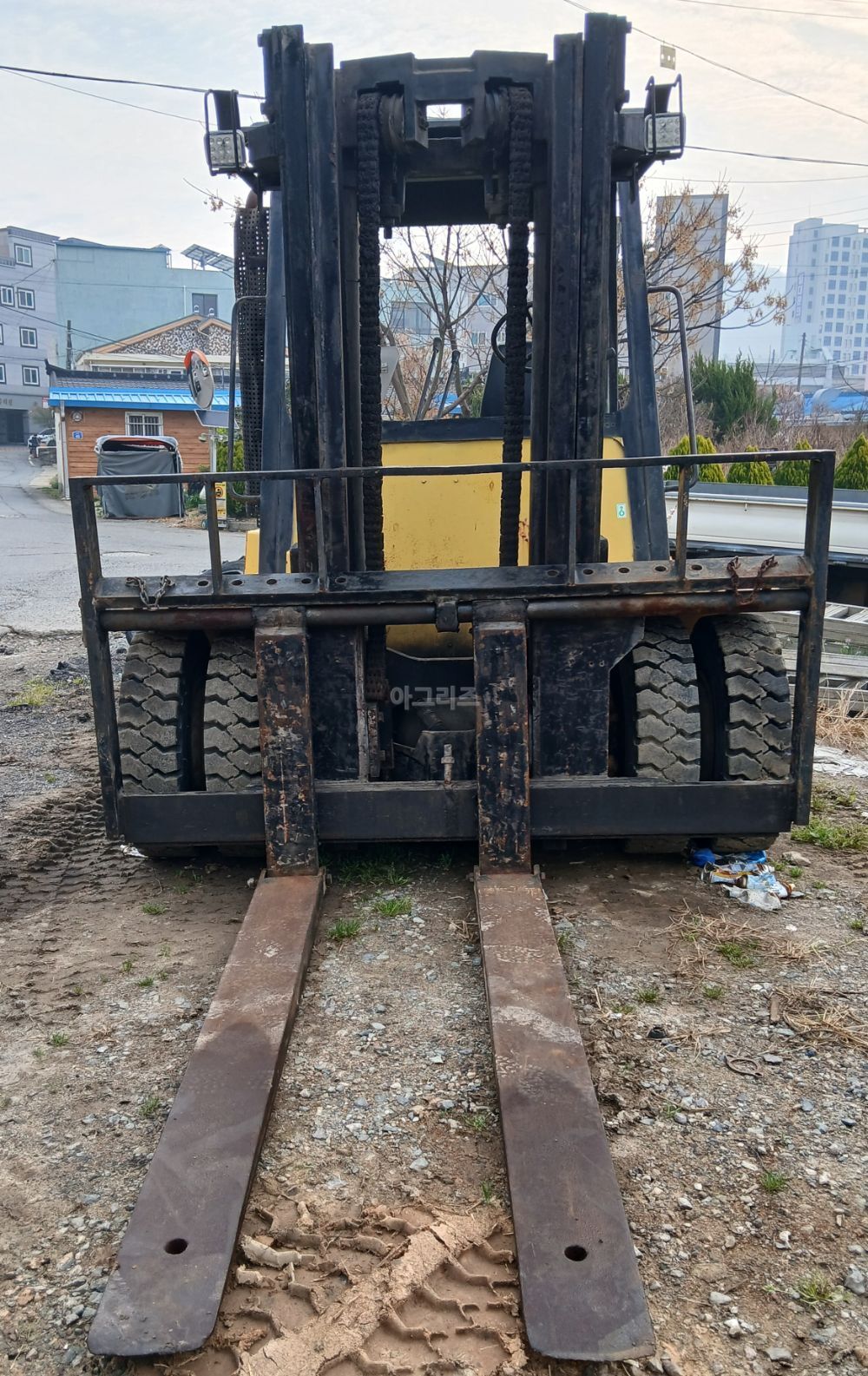 두산 지게차 LD50S (5.0톤) 뒤우측면