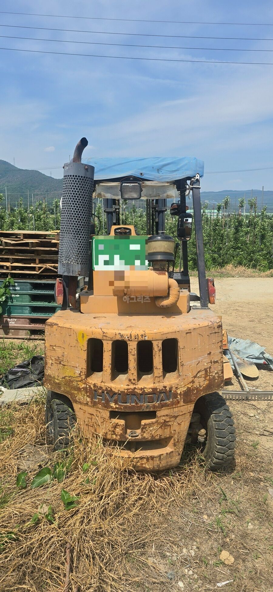 현대 지게차 PF20D (2톤) 뒤우측면