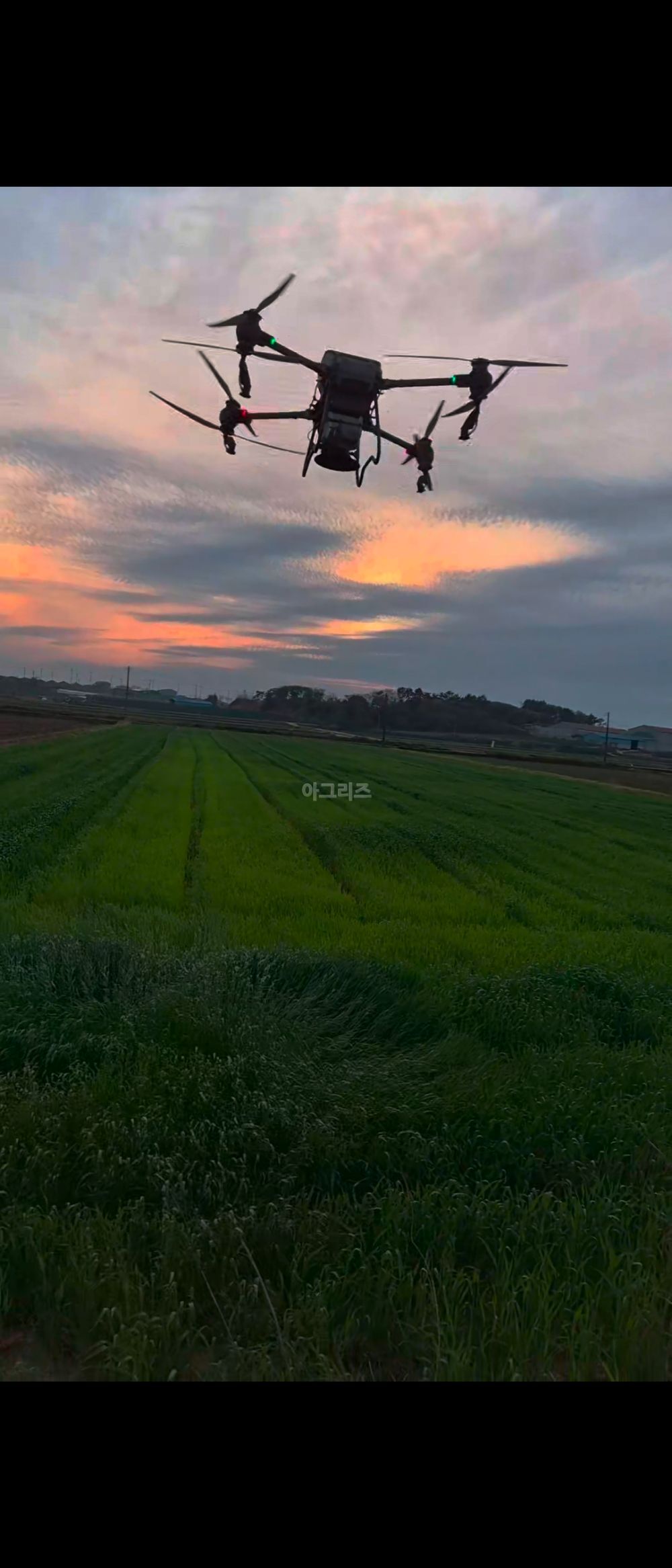 DJI 드론 T50 뒤우측면