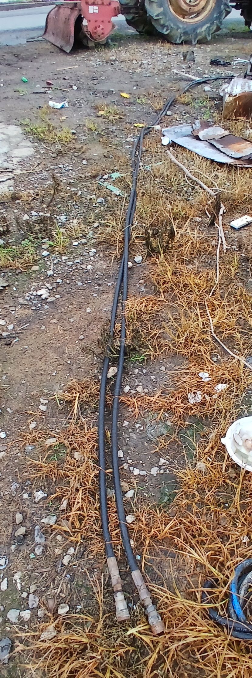 유압호스 6.5m 로더 볖집 집게 유압호스 6m50cm 뒤우측면