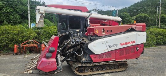 Yanmar Combine Harvester YH570-C (5Rows) 앞좌측면