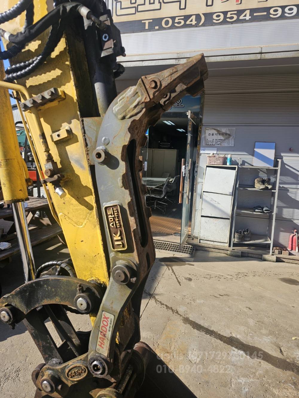 Hyundai Excavator R555-7K  엔진내부