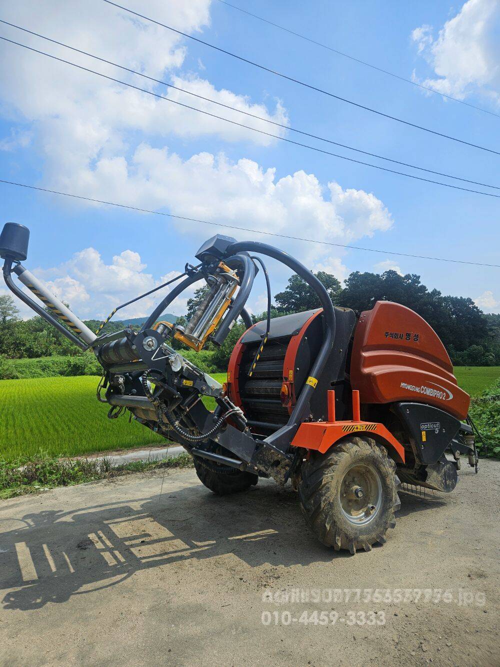 Daedong Round Baler 명성  뒤우측면