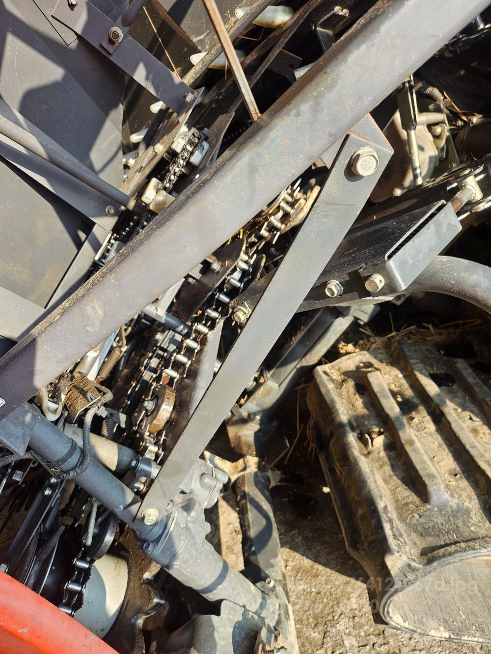 구보다 콤바인 WR90 (5조식) 뒤우측면