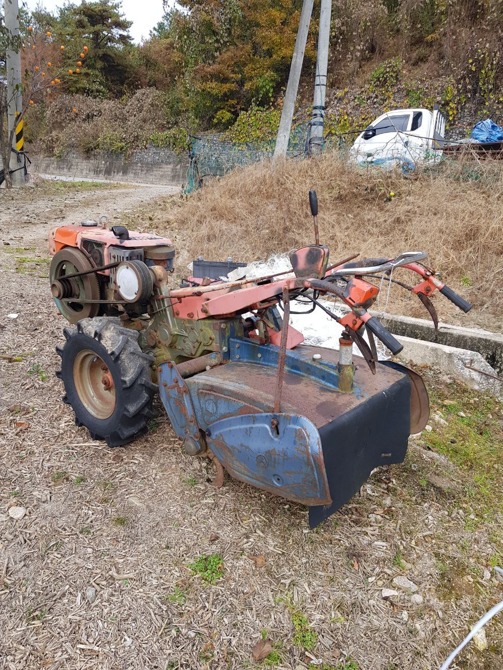 동양 10마력 경운기로타리경운기 부착형 고압양수기 경운기로타리경운기 부착형 고압양수기 뒤우측면