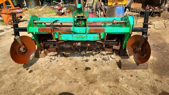 Shinheung 트랙터용 휴립 로타리(반제품) 휴립복토기, 두둑성형기  앞좌측면