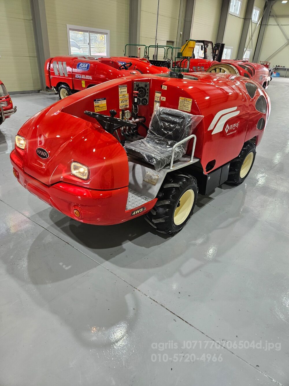 한아 SS기 600리터 운반차겸용 판매합니다 뒤우측면