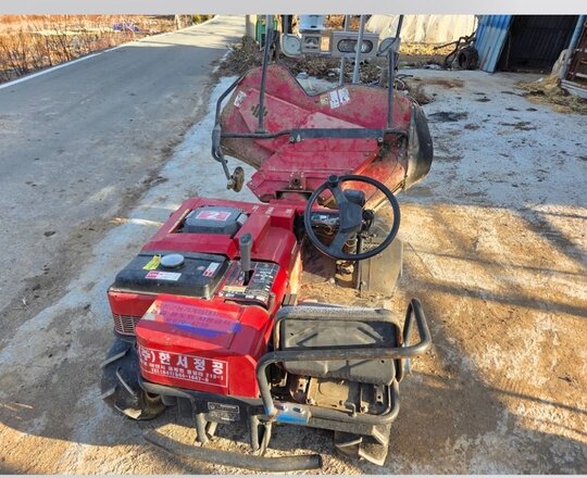 와도 와도 승용제초기 와도 승용제초기 앞좌측면