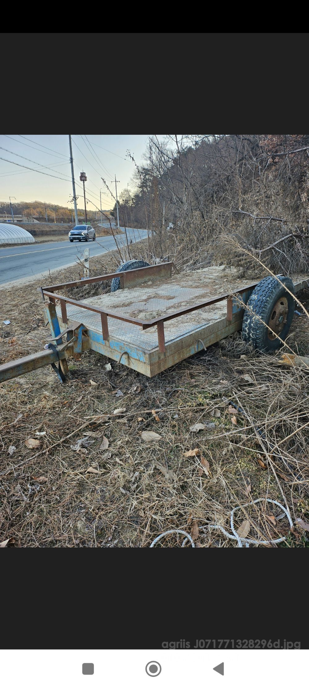  트레일러 콤바인 (4~5조용) 뒤우측면