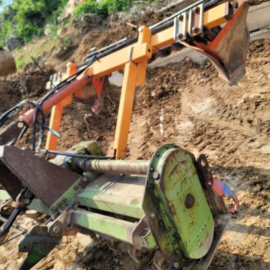  Rotavator C195 (경폭195cm) 앞좌측면