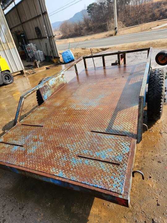 경종 트레일러 콤바인 추레라 앞좌측면