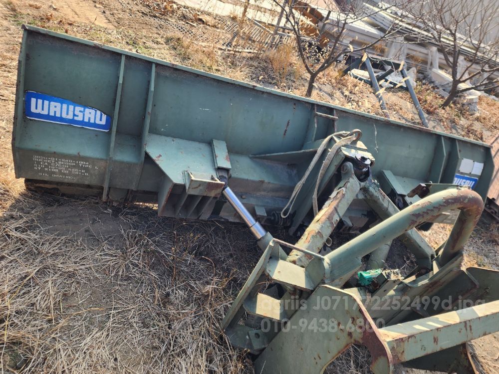  도저 그레이더  뒤우측면