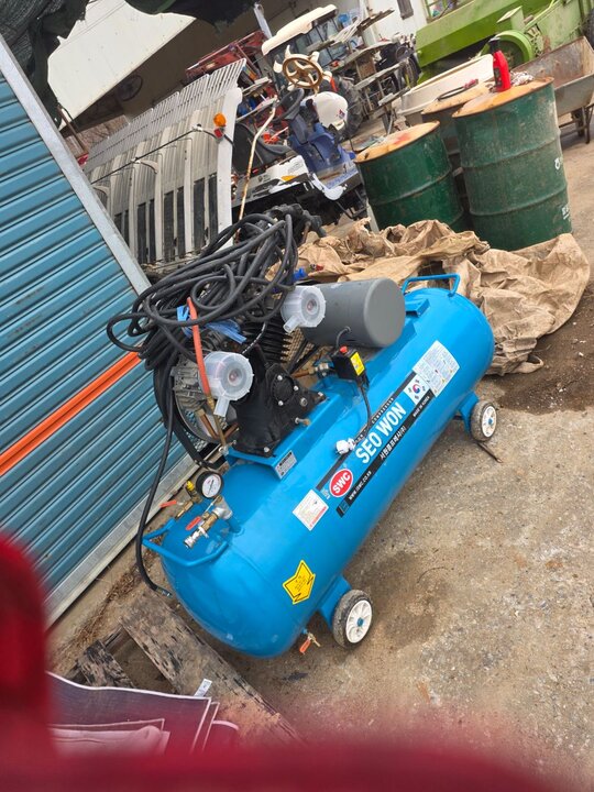  성원 3마력콤푸레샤  앞좌측면