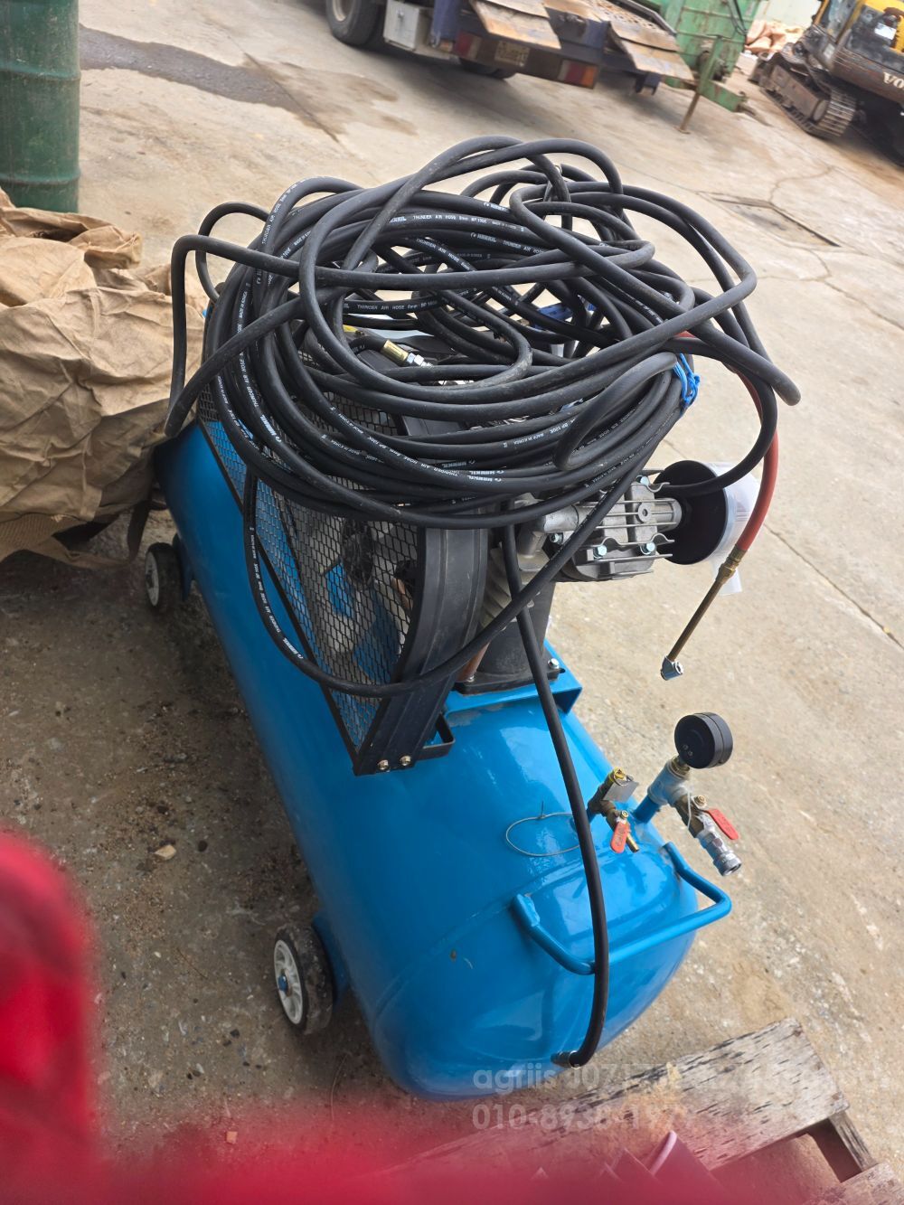  성원 3마력콤푸레샤  뒤우측면