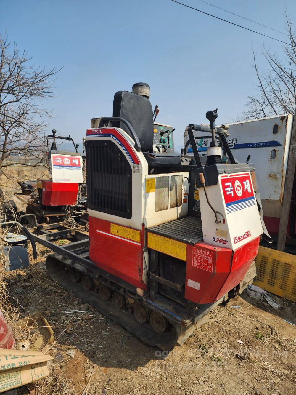 Kukje Combine Harvester KC575G (4Rows) 뒤우측면