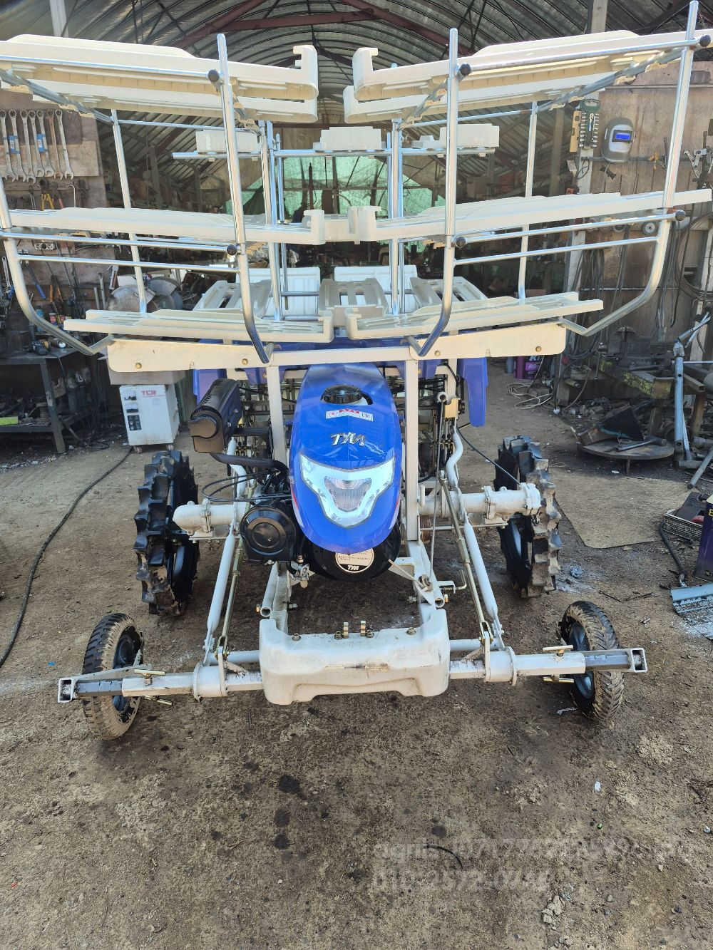 동양 채소이식기, 대파, 양파 이식기, 동력이식기 TOP 6 뒤우측면