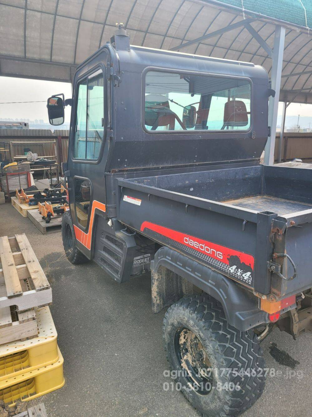 Daedong 농용운반차 메크론 LHC  뒤우측면
