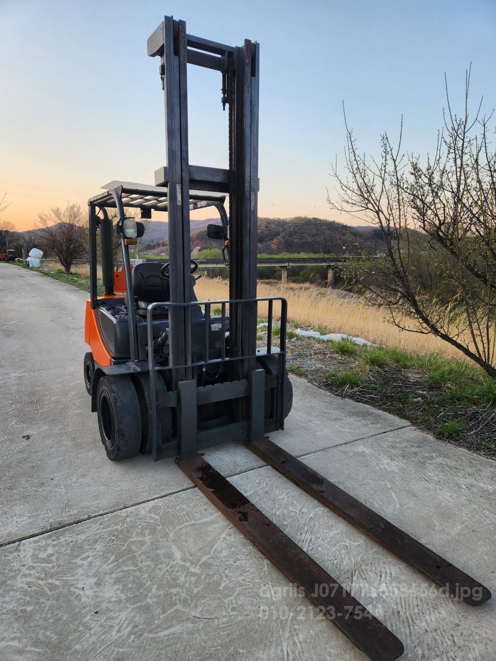 Doosan Forklift D30S-5 (3톤) 뒤우측면