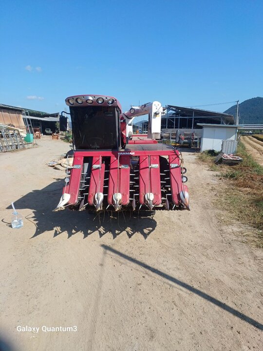 얀마 콤바인 YH7115 (7조식) 앞좌측면