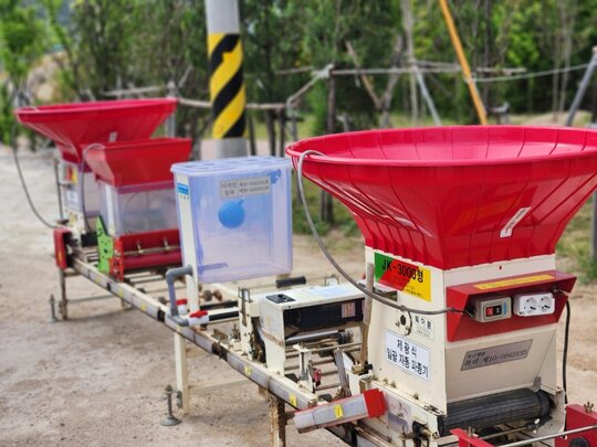 제광 파종기 JK-3000 앞좌측면