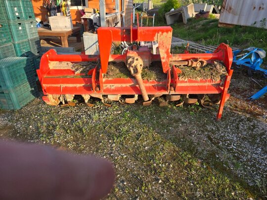 Hangookchain Rotavator (경폭225cm)  앞좌측면