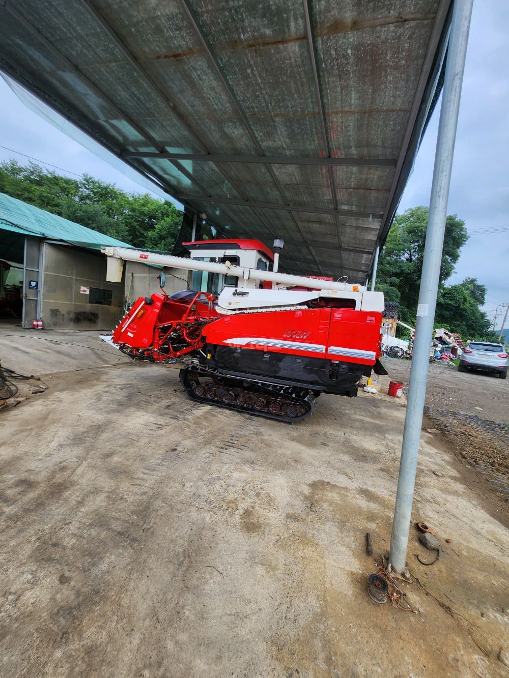 Kukje Combine Harvester KC87 (5Rows) 뒤우측면