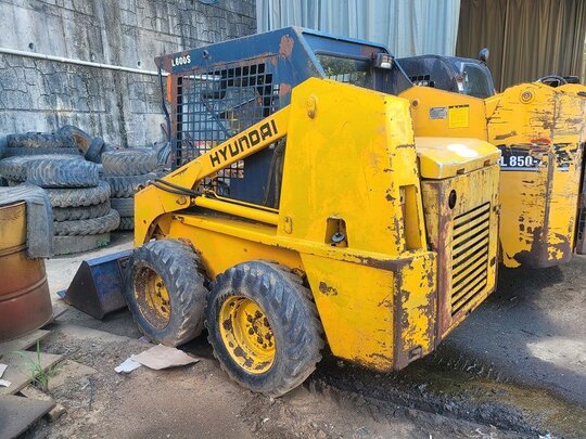 현대HL600S 스키드로더 스키로더 HL600S 앞좌측면
