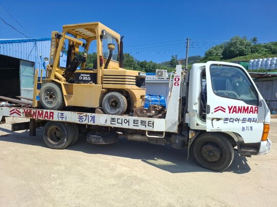 대우 지게차 D35s (3.5톤) 앞좌측면