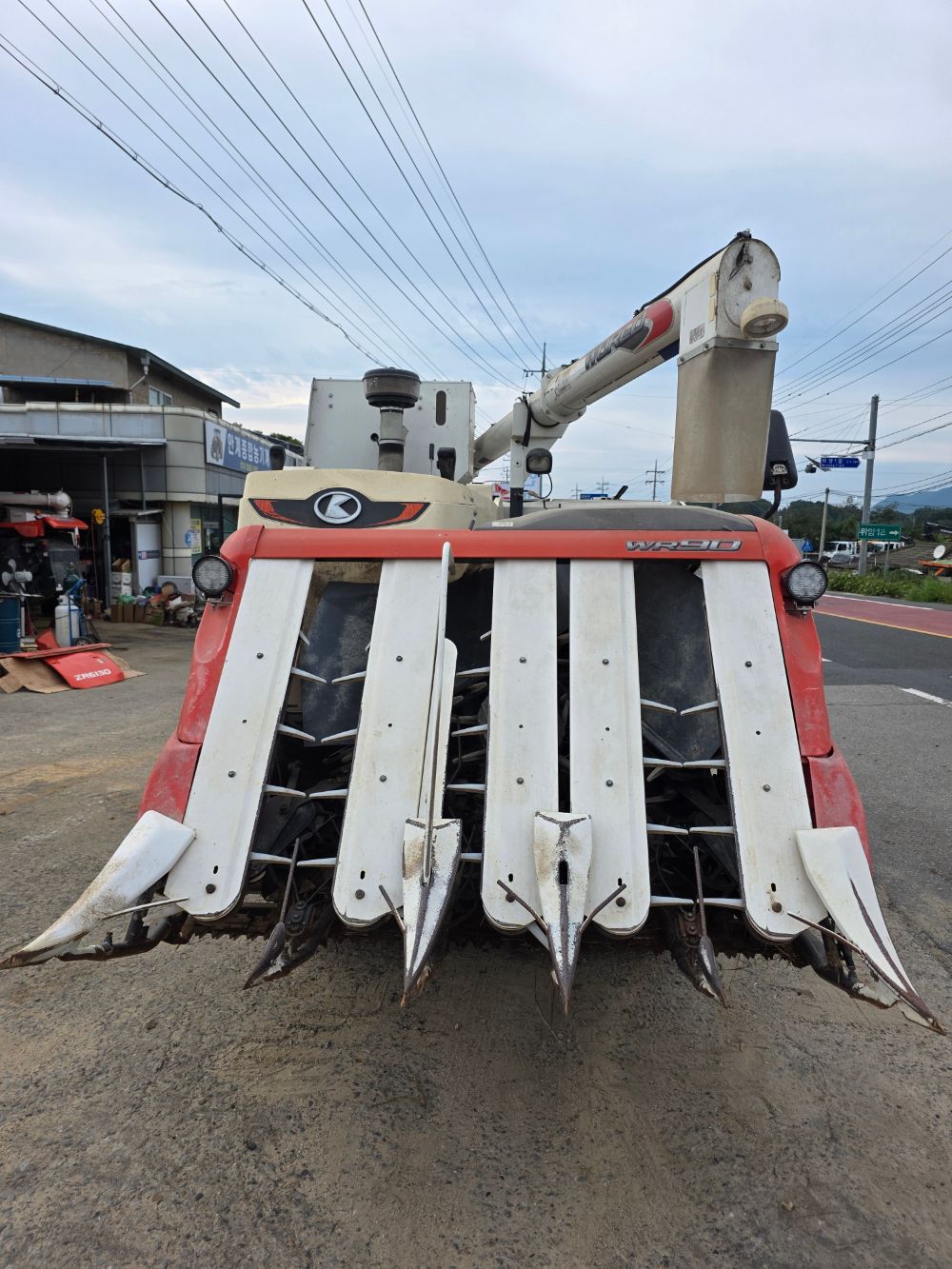 Kubota Combine Harvester WR90 (5Rows) 뒤우측면
