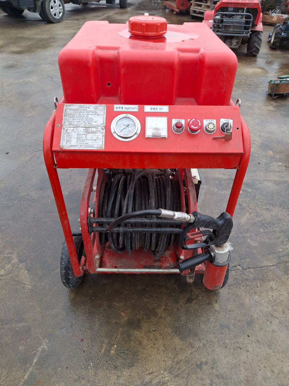 불도리  고압세척기  고압세척기  앞좌측면