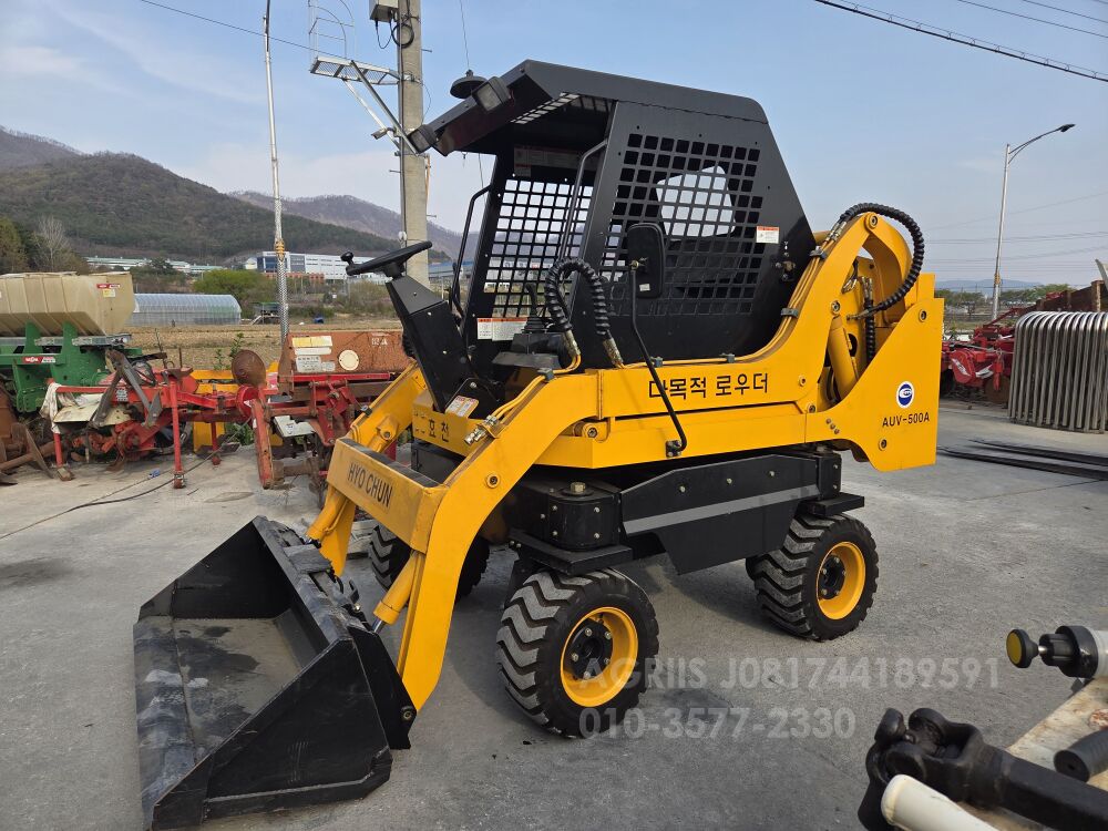 효천 다목적로우더, 로더, 농용로우더, 다목적로더, 농용로더 AUV-500A  뒤우측면