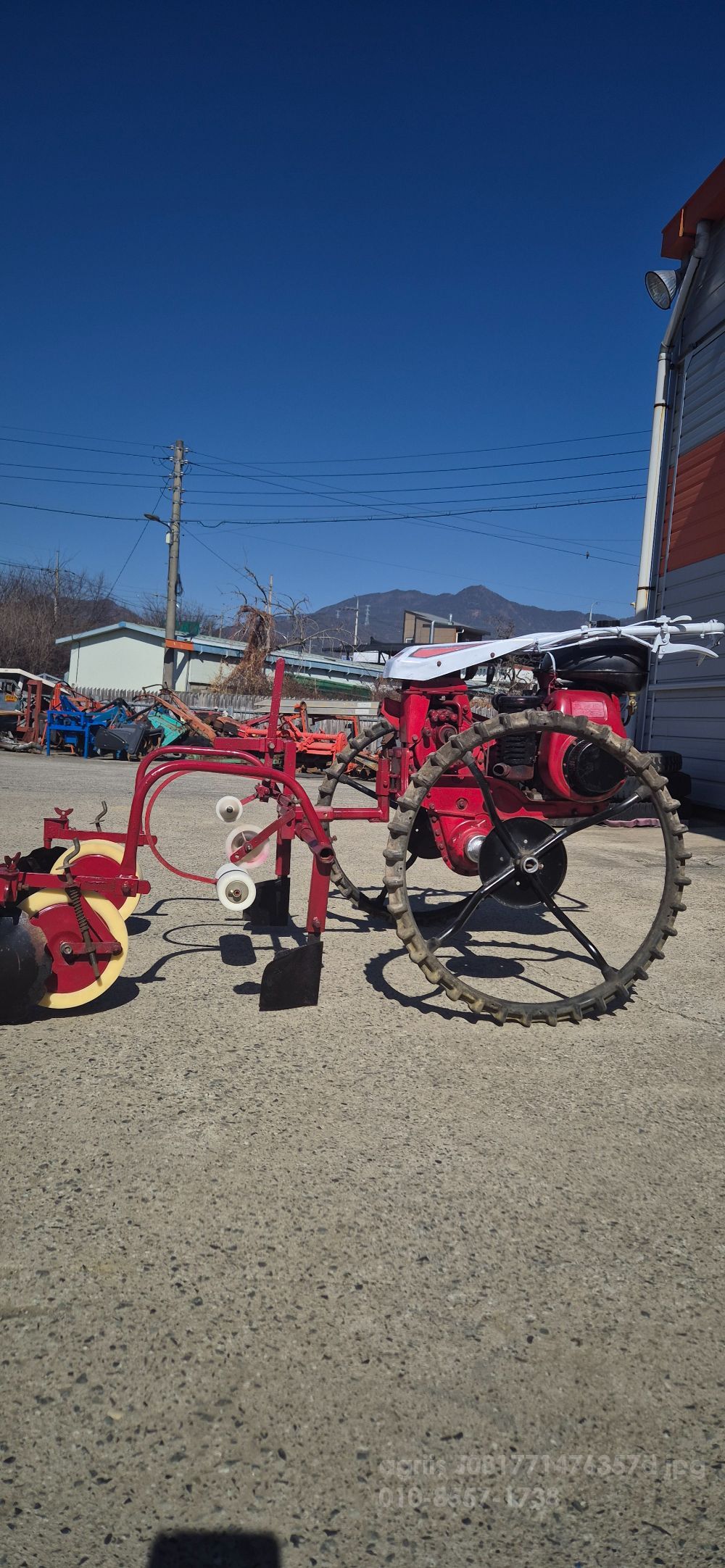 아세아 관리기 AMC-700N (4.5마력) 뒤우측면